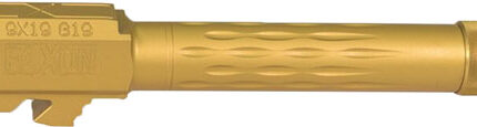 FAXON FITS GLOCK 19 BARREL 9MM - FLAME FLUTED THREADED TIN