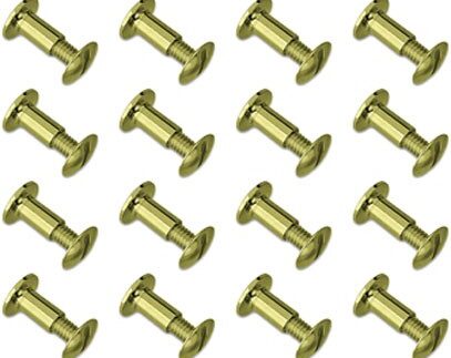 GROVTEC BRASS CHICAGO SCREWS - 24-PACK