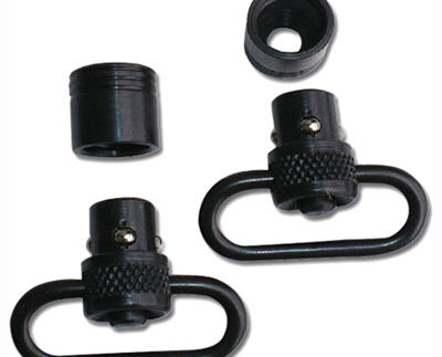 GROVTEC PUSH BUTTON SWIVEL SET - BLACK 1" 2-PACK