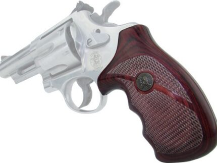 PACHMAYR LAMINATED WOOD GRIPS - S&W N-FRAME RND.BUTT ROSEWOOD