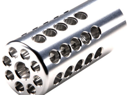 TACSOL COMPENSATOR 1" 22LR - 1/2X28 TPI SILVER