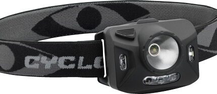 CYCLOPS HEADLAMP RANGER XP - 4-STAGE LED 126LUM BLACK/GREY