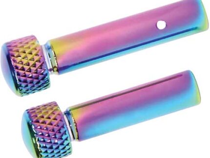 GUNTEC AR15 EXTENDED TAKEDOWN - PIN SET RAINBOW PVD COATED