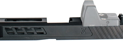 TRUE PRECISION FOR GLOCK 19 - SLIDE W/RMS CUT&PLATE BLK DLC