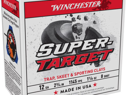 WINCHESTER TARGET 12GA 2.75" - 1-1/8OZ #8 1145FPS 250RD CASE