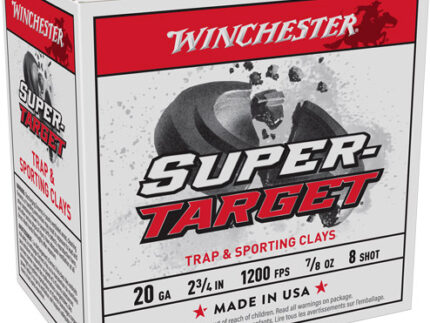 WINCHESTER TARGET 20GA 2.75" - 7/8OZ #8 250RD CASE