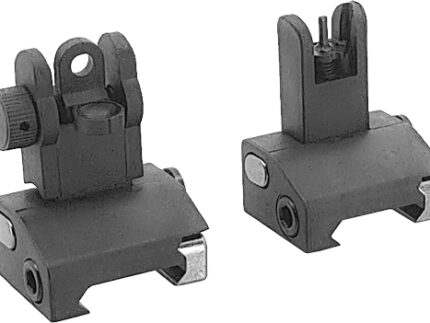 JE FLIP-UP FRONT AND REAR - POLYMER SIGHT SET BLACK