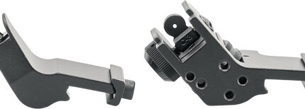 JE FIXED FRONT/REAR SIGHT - 45 DEGREE OFFSET ALUMINUM BLK