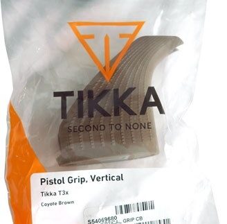 TIKKA GRIP ADAPTER FOR T3X - SYN STOCKS STRAIGHT BROWN