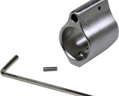 GUNTEC LOW PROFILE GAS BLOCK - .750 DIA STAINLESS STEEL