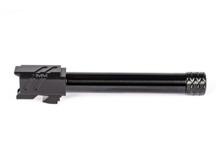 PRO MATCH BARREL - BLACK, GLOCK 17 GEN 1-4, 1/2X28