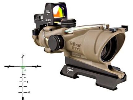 TRIJICON ACOG 4X32 FDE BAL GREEN 5.56MM