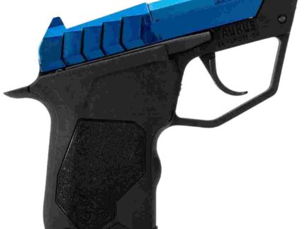 TAURUS 22TUC 22LR PSTL 3" BLK/BLUE PVD SLIDE 1-9RD MAG