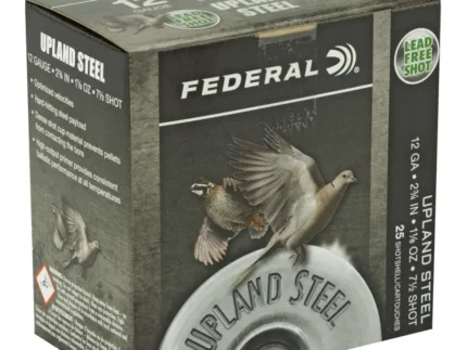 FEDERAL 12GA 2-3/4" 1 1/8 OZ 7.5 UPLAND STEEL 25 RD/BX 10 BX/CS