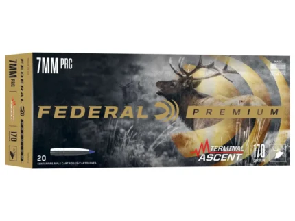 FEDERAL 7MM PRC 170 GR TERMINAL ASCENT 20 RD/BX 10 BX/CS