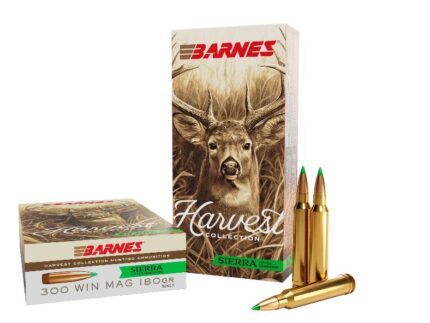 Barnes Harvest Sierra Tipped GameKing Ammunition .300 Win Mag 180gr PT 2960 fps 20/ct