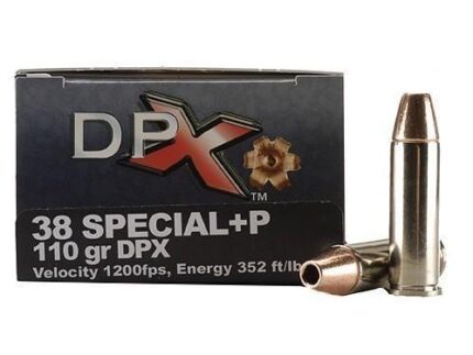 COR-BON Handgun Ammunition .38 Spl (+P) 110 gr DPX 1050 fps 20/box