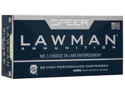 Speer Lawman Handgun Ammunition .357 SIG 125 gr TMJ 1350 fps 50/ct