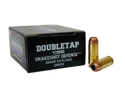 Double Tap DT SnakeShot Defense Ammunition 10mm Auto 135gr+#9 JHP 20/ct