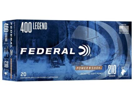 Federal Power-Shok Rifle Ammunition 400 Legend 210gr SP 2250 fps 20/ct