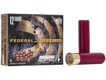 Federal Vital-Shok Buckshot 12ga. 3-1/2" 1100 fps #00  5/ct