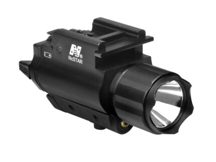 TACTICAL GREEN LASER SIGHT & 3W 150 LUMEN LED FLASHLIGHT W/WEAVER QR