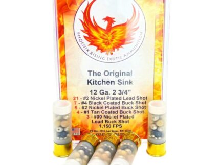 Phoenix Rising "Kitchen Sink" - Multiple Buckshot Size Shotshells 12ga 2-3/4" 1150fps 3/ct