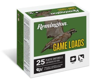 Remington Lead Game Load 12 ga 2 3/4" 3 1/4 dr 1 oz #7.5 1290 fps 25/ct