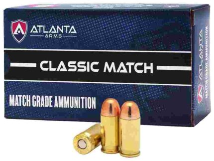Atlanta Arms Classic Match Grade Ammo .380 ACP 100gr FMJ 800 fps 50/ct