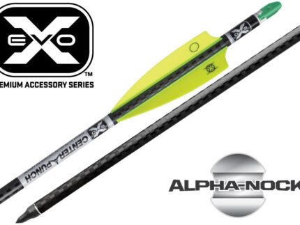 Ten Point EVO-X CenterPunch Carbon Arrows 20" with Molded ALPHA Nocks 6/pk
