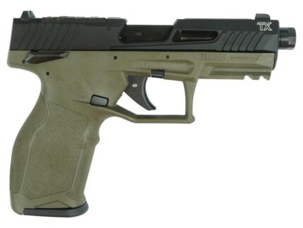 Taurus 2TX22TORO Handgun .22 LR 10rd Magazines 4.6" Threaded Barrel Black Slide/ODG Frame
