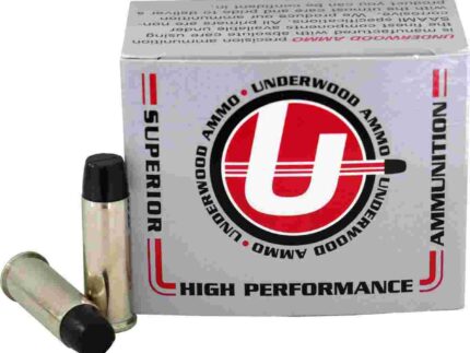 Underwood Ammo Lead long Flat Nose Ammunition .450 Bushmaster 360gr LFN 2449 fps 20/ft