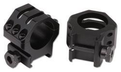 Weaver 6-Hole Aluminum Scope Rings  - Matte - 30mm Low