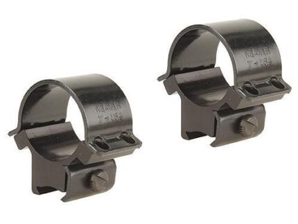 Weaver .22 Tip-Off Ringmount for 3/8" Grooved Receiver - 1" Sure Grip - Black