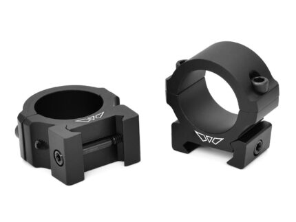 Warne Vapor 2-Piece Horizontal Scope Rings 1" Low Matte