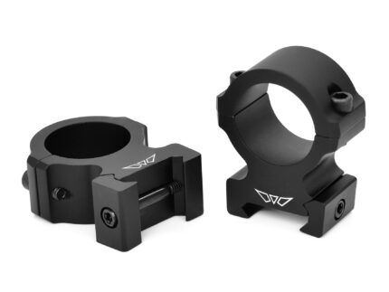 Warne Vapor 2-Piece Horizontal Scope Rings 1" High Matte
