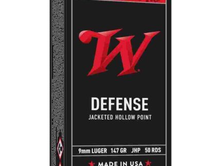 Winchester USA Handgun Ammunition 9mm Luger 147 gr. JHP 990 fps 50/ct