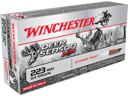 Winchester Deer Season XP Rifle Ammunition .223 Rem 64 gr. PT 3020 fps 20/ct