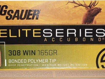 Sig Sauer Elite Accubond Hunting Ammunition .308 Win 165gr AB 20/ct