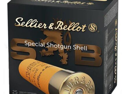 Sellier & Bellot Rubber Buckshot 12 ga 2-3/4" 2 ball Rubber 25/ct