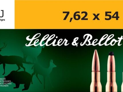 Sellier & Bellot Rifle Ammunition 7.62x54R 180 gr 2580 fps FMJ  - 20/box