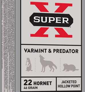 WINCHESTER SUPER-X 22 HORNET - 46GR JHP 50RD 10BX/CS