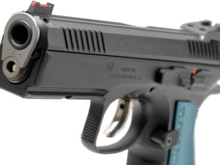 CZ CUSTOM SHADOW 2 ACCU 9MM FS - 17-SHOT BLACK POLY BLUE GRIPS