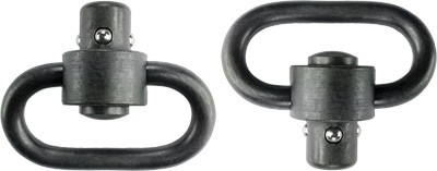 GROVTEC HD PUSH BUTTON SWIVELS - BLACK 1 1/4" 2-PACK