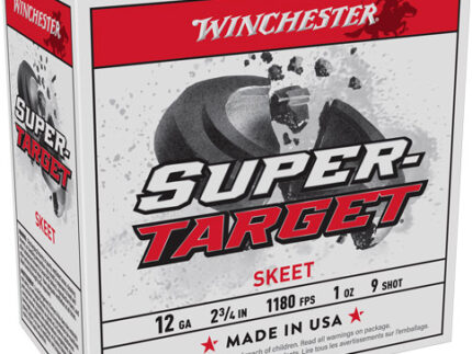 WINCHESTER TARGET 12GA 2.75" - 1OZ #9 1180FPS 250RD CASE LOT
