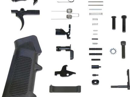 GUNTEC COMPLETE LOWER PARTS - KIT AR15 WITH A2 PISTOL GRIP