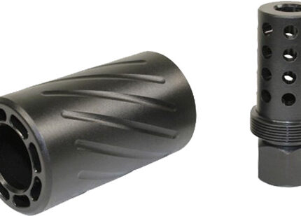 GUNTEC AR15 5.56 MUZZLE BRAKE - W/ QUICK DETACH BLAST SHIELD