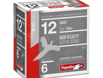 Aguila Ammunition 12ga Birdshot 2.75 inch Shotgun Shells - #6 Shot | 1.25oz | 1330 fps | 25rd Box