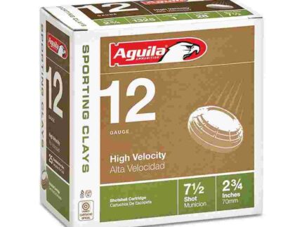 Aguila Ammunition Sporting 12ga Birdshot 2.75 inch Shotgun Shells - #7.5 Shot | 1oz | 1325 fps | 25rd Box