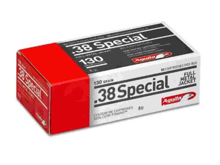 Aguila Ammunition .38 Special Handgun Ammo - 130 Grain | FMJ | 50rd Box